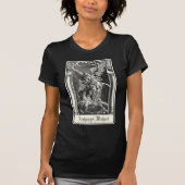 Archangel Michael Tarot Card Religiöse Kunst Gotik T-Shirt (Vorderseite)