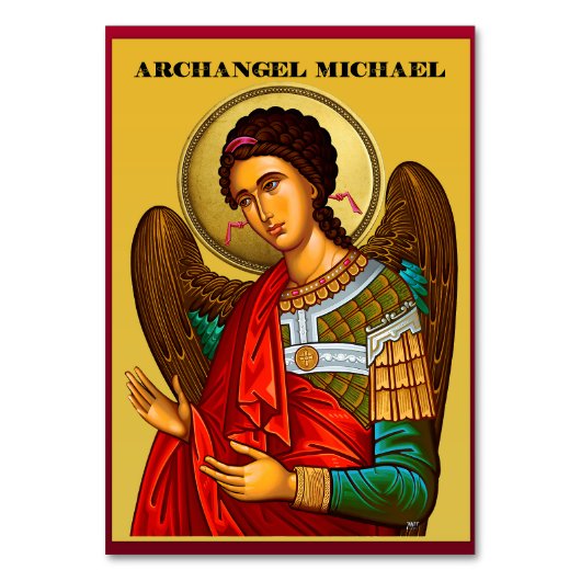 Archangel Michael Tischnummer (Vorderseite)