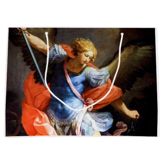 Archangel Michael tramples Satan, Guido Reni Große Geschenktüte (Vorderseite)
