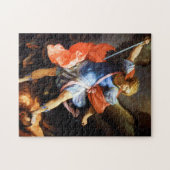 Archangel Michael tramples Satan, Guido Reni Puzzle (Horizontal)
