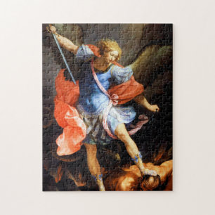 Archangel Michael tramples Satan, Guido Reni Puzzle