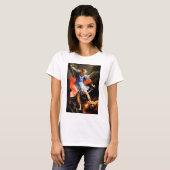 Archangel Michael tramples Satan, Guido Reni T-Shirt (Vorne ganz)