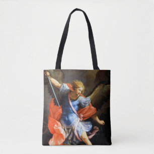 Archangel Michael tramples Satan, Guido Reni Tasche