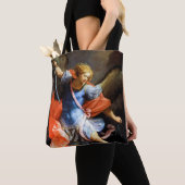 Archangel Michael tramples Satan, Guido Reni Tasche (Von Nahem)