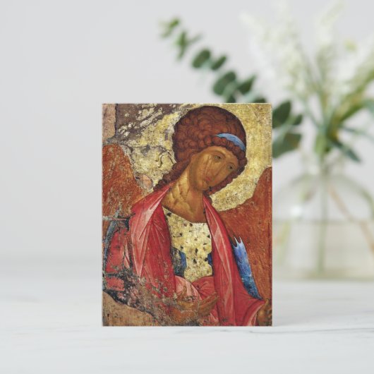 Archangel Michael von Andrei Rublev Postkarte (Stehend Vorderseite)