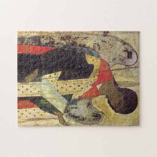 Archangel Michael von Andrei Rublev Puzzle (Horizontal)