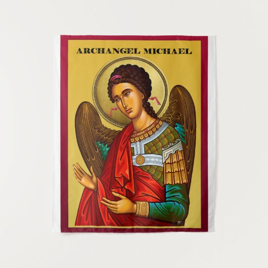 Archangel Michael Wandteppich (Vorderseite)