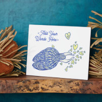 Archangel Michael's Support and Liebe Art Plaque