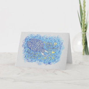 Archangel Michael's Support Custom Grußkarten Feiertagskarte