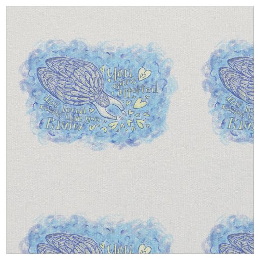 Archangel Michael's Support Fabric Art Material Stoff (Nahaufnahme)