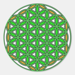 Archangel Raphael2 Runder Aufkleber