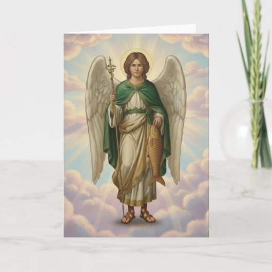 Archangel Raphael Angel Karte (Vorderseite)