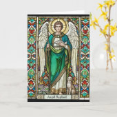 Archangel Raphael - Angel Raphael Karte (Gelbe Blume)