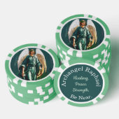 Archangel Raphael “Be Near” Healing Prayer Token Pokerchips (Stapel)