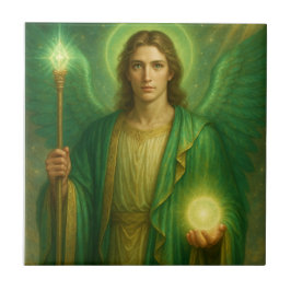Archangel Raphael - göttlicher Heiler des Lichts Fliese