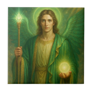 Archangel Raphael - göttlicher Heiler des Lichts Fliese