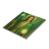 Archangel Raphael - göttlicher Heiler des Lichts Fliese (Seite)