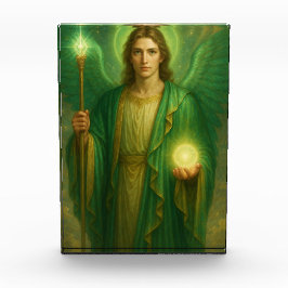 Archangel Raphael - göttlicher Heiler des Lichts Fotoblock