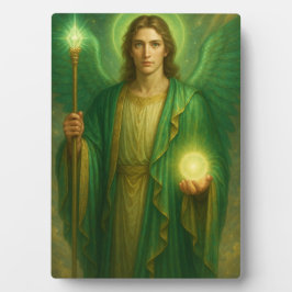 Archangel Raphael - göttlicher Heiler des Lichts Fotoplatte