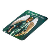 Archangel Raphael Healer Angel Heilung Saint Art Magnet (Linke Seite)