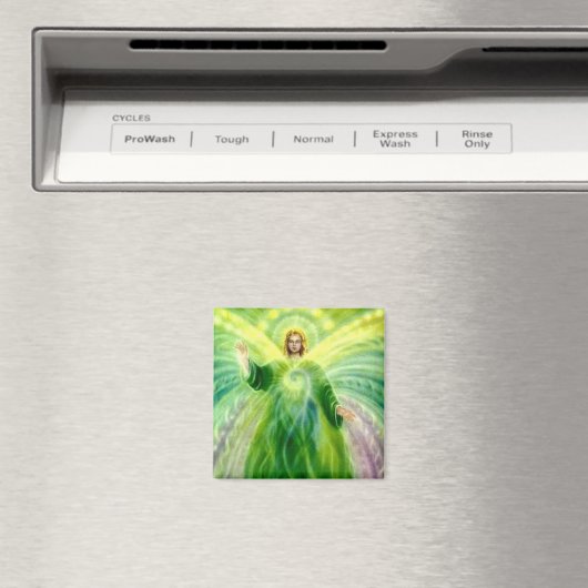 Archangel Raphael Heillicht Magnet (In Situ (Geschirrspüler))