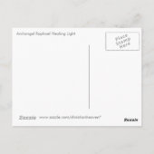 Archangel Raphael Heillicht Postkarte (Rückseite)