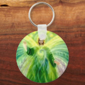 Archangel Raphael Heillicht Schlüsselanhänger (Vorderseite)