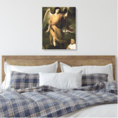 Archangel Raphael mit Bischof Domonte Leinwanddruck (Insitu (Schlafzimmer))
