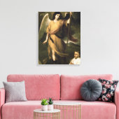 Archangel Raphael mit Bischof Domonte Leinwanddruck (Insitu (Wohnzimmer))
