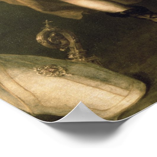 Archangel Raphael mit Bischof Domonte Poster (Ecke)