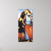 Archangel Raphael mit Tobias Leinwanddruck (Vorderseite)