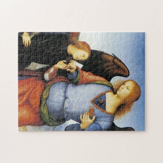 Archangel Raphael mit Tobias Puzzle (Horizontal)