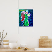 Archangel Raphael Poster (16" x 12") (Küche)