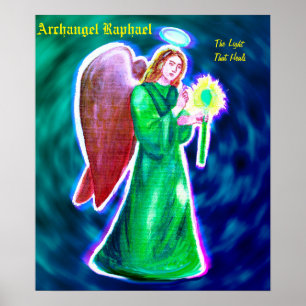 Archangel Raphael Poster (16" x 12")