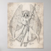 Archangel Raphael Print Poster (Vorne)