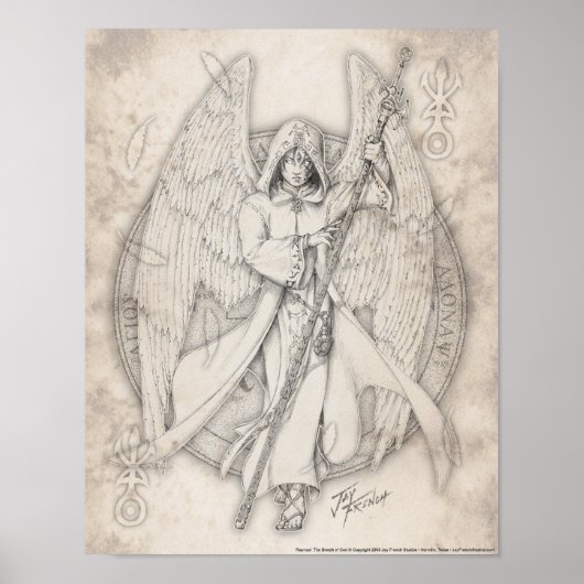 Archangel Raphael Print Poster (Vorne)