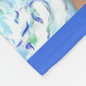 ​ Archangel Raphael Surf Art Custom Fleece Blanket (Ecke)