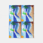 ​ Archangel Raphael Surf Art Custom Fleece Blanket (Vorderseite)