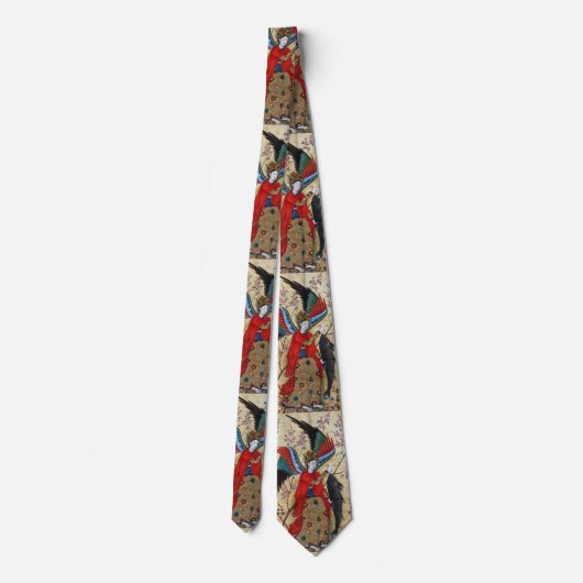 ARCHANGEL RAPHAEL UND FISCH KRAWATTE (Rückseite)