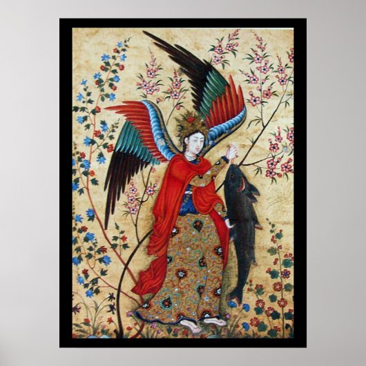 ARCHANGEL RAPHAEL UND FISCH POSTER (Vorne)