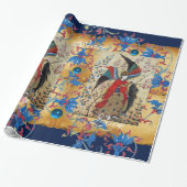 ARCHANGEL RAPHAEL- UND FISCHCHRISTMAS-PARKMENT GESCHENKPAPIER (Ungerollt)