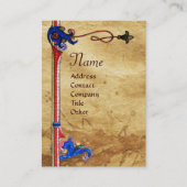 ARCHANGEL RAPHAEL- UND FISCHPARKPLATTMELDUNG VISITENKARTE (Vorderseite)