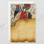 ARCHANGEL RAPHAEL UND FISCHPARKPLATZ BRIEFPAPIER (Vorne/Hinten)