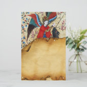 ARCHANGEL RAPHAEL UND FISCHPARKPLATZ BRIEFPAPIER (Stehend Vorderseite)