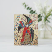 ARCHANGEL RAPHAEL UND FISCHPARKPLATZ POSTKARTE (Stehend Vorderseite)