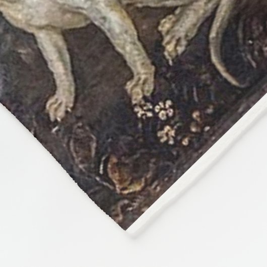 Archangel Raphael Zeichnend - St Raphael Fleecedecke (Ecke)