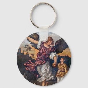 Archangel Raphael Zeichnend - St Raphael Schlüsselanhänger