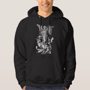 Archangel Saint Michael kämpft gegen das Drachenka Hoodie