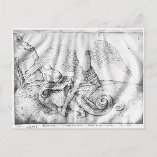 Archangel St. Michael, c.1450 Postkarte (Vorderseite)