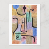 Archangel Surreal Abstrakt Paul Klee Postkarte (Vorderseite)